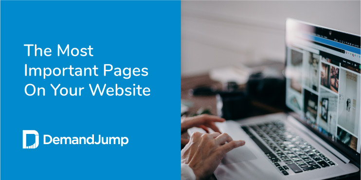 most important website pages