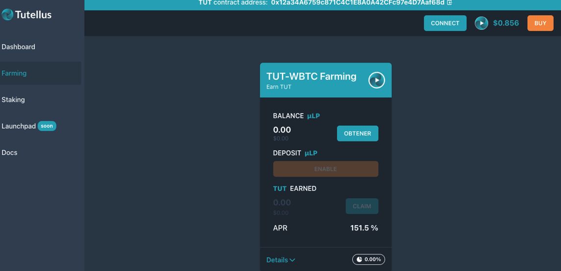 How to do farming with TUT?