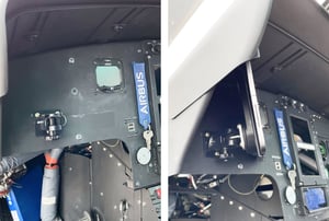 Airbus EFB holder easy installation