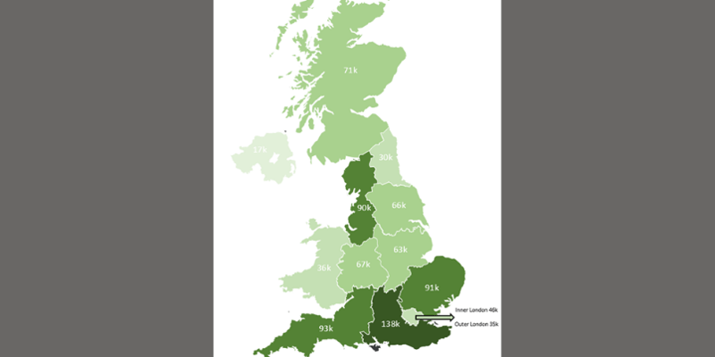 The boom of homemovers: where in the UK?