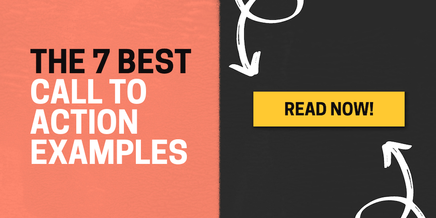 7 of the best call to action examples | Improve conversion