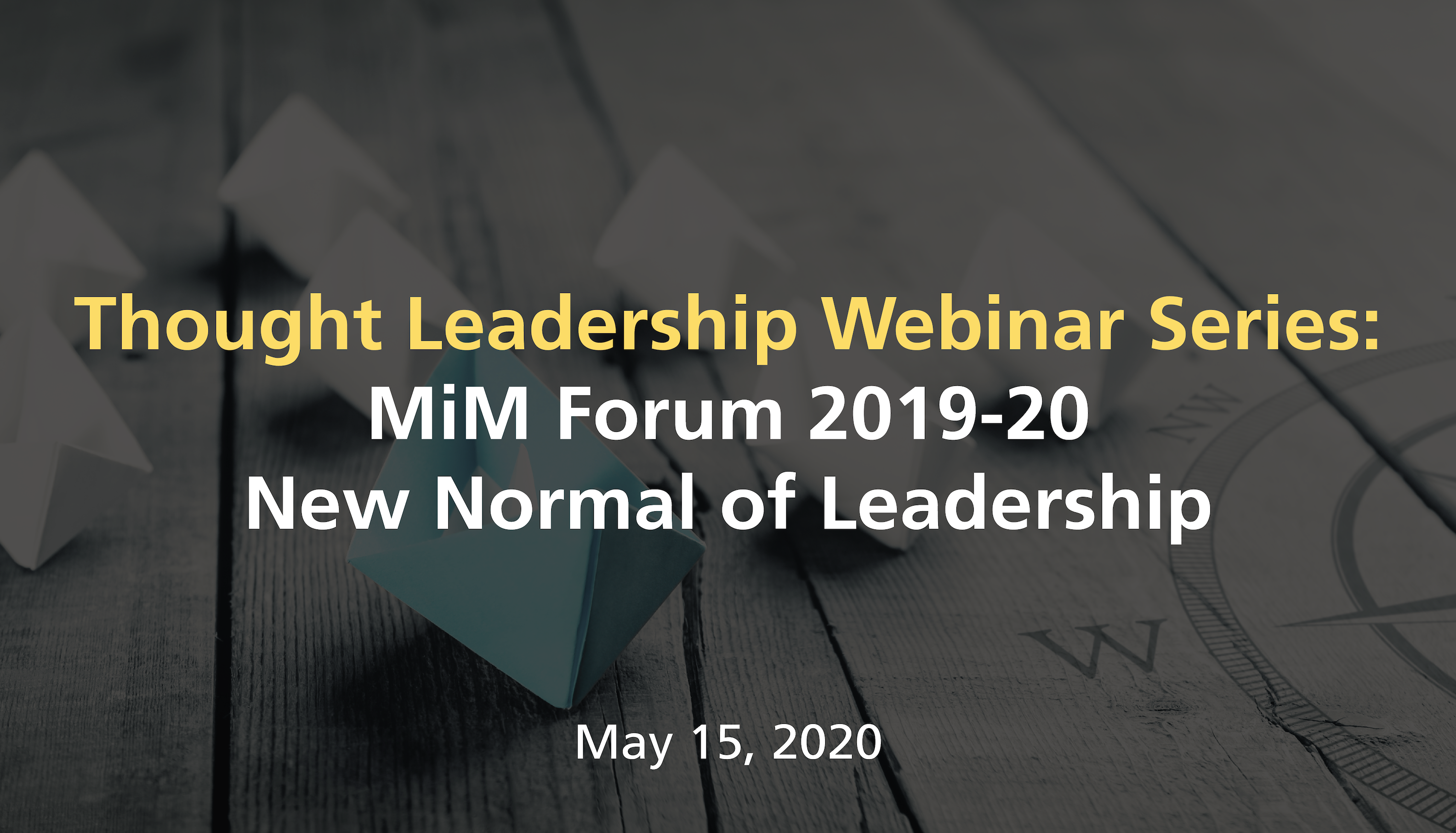 MiM Forum 2019-20