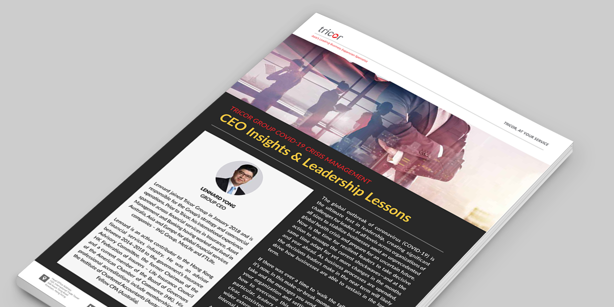 COVID-19 Crisis Management - CEO Insights & Leadership Lessons - EN - Cover