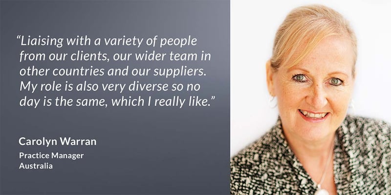 Carolyn Warran-Practice Manager in Australia