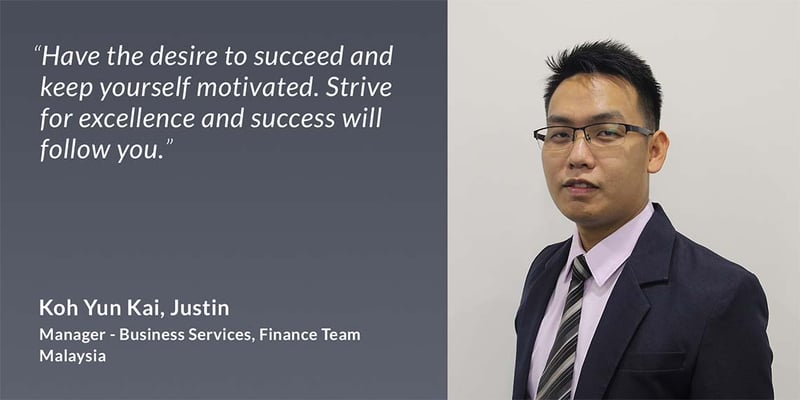 Koh Yun Kai-Justin-Manager-Business Services-Finance Team in Malaysia
