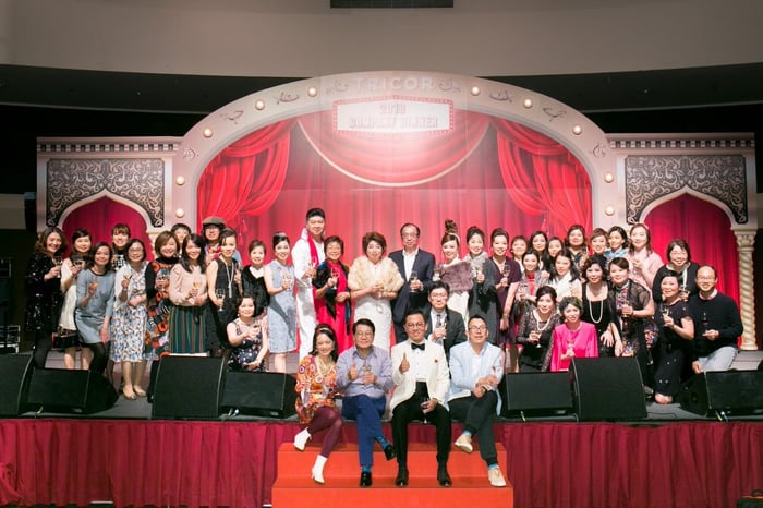 Company Annual Dinner Team Photo