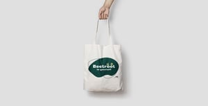 Canvas Tote Bag MockUp-Green
