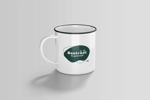 Free Enamel Mug Mockup-Green
