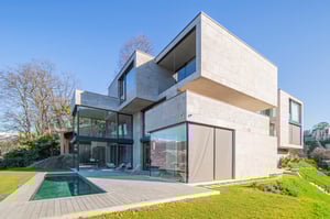 Nuova costruzione villa in calcestruzzo Montagnola - Impresa di costruzioni-015