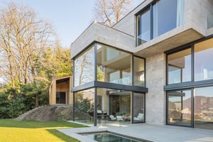 Nuova costruzione villa in calcestruzzo Montagnola - Impresa di costruzioni-018