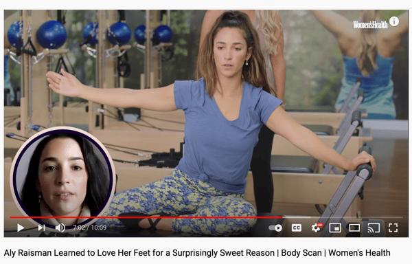 Women's Health Youtube Highlights Aly Raisman and her Partnership with Club Pilates