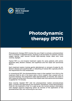 NSCC Clinical Guideline - PDT