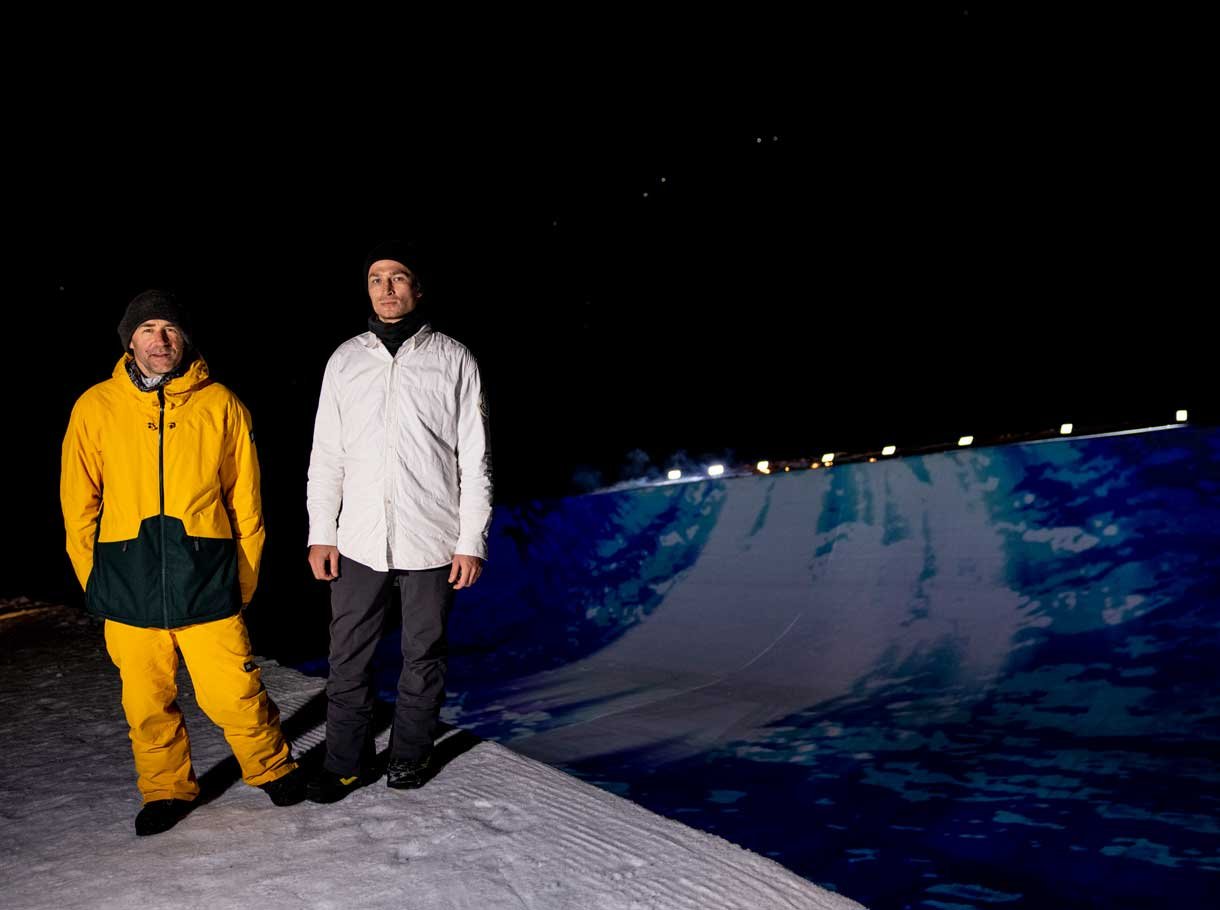 Two Olympic champions light up the halfpipe