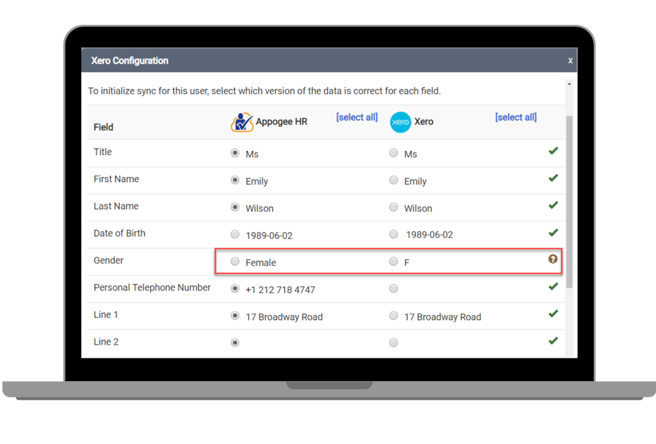 Xero integration