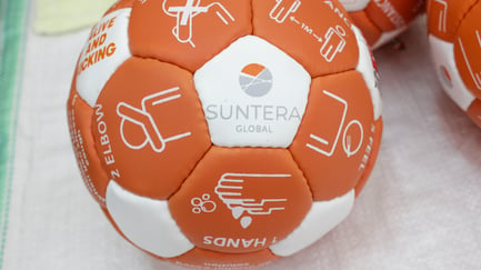 Suntera Ball Bounce Back Campaign - Jersey 2 Africa 4 Football Foundation