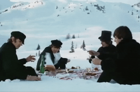 A look at what it was like to outdoor dine last winter