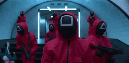Squid Games marched into the top spot for most popular show on Netflix