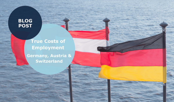 Ture cost of employment in Germany, Switzerland and Austria, the DACH Region