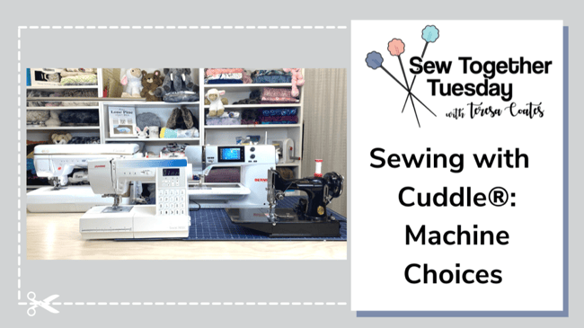 A Sewing Machine Guide to Sewing with Cuddle® Minky Fabric (Side-By-Side Video Comparison)