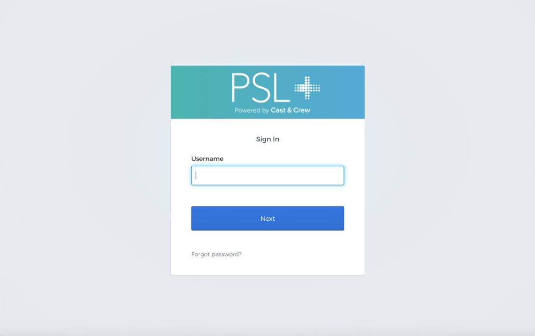 PSL+ Login Instructions