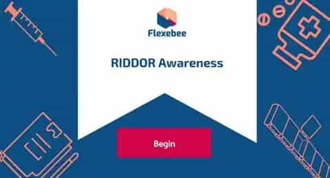 RIDDOR Awareness Training Course Screenshot
