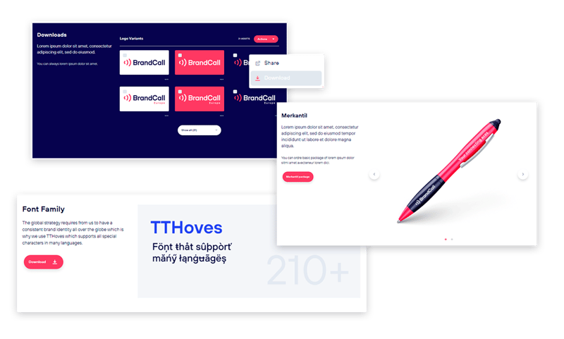 Brand-asset-management