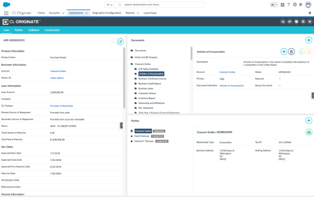 Cloud Lending Originate