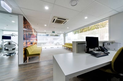 dental reception fitout