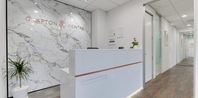 dental reception space