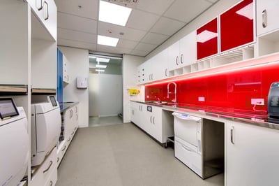 dental recovery bay set up