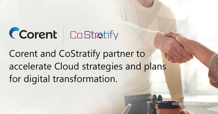 CoStratify selects Corent Technology to help clients build strategies and plans for digital transformation.