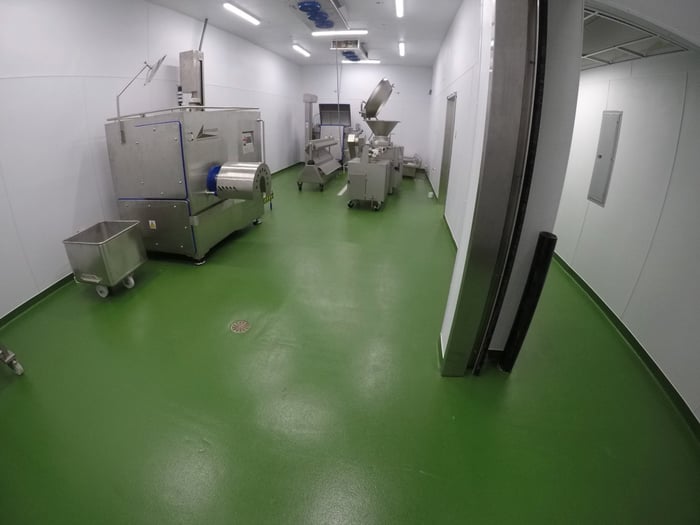 Green polyurethane concrete