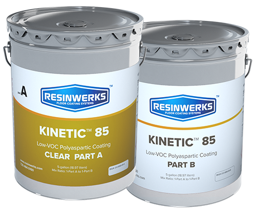Kinetic 85% Solids Polyaspartic Coating