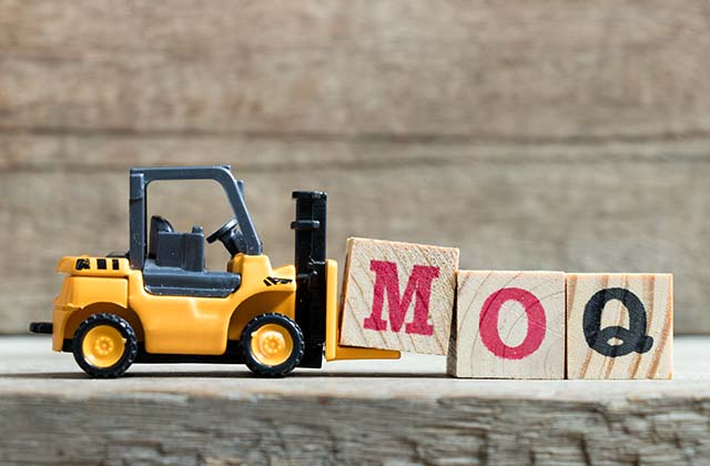 How minimum orders quantities (MOQs) impact inventory management