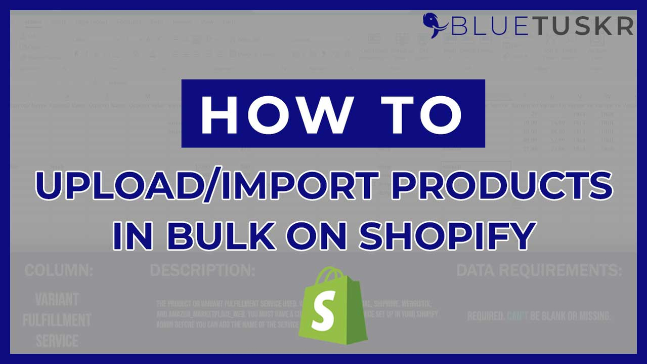 Import products in bulk
