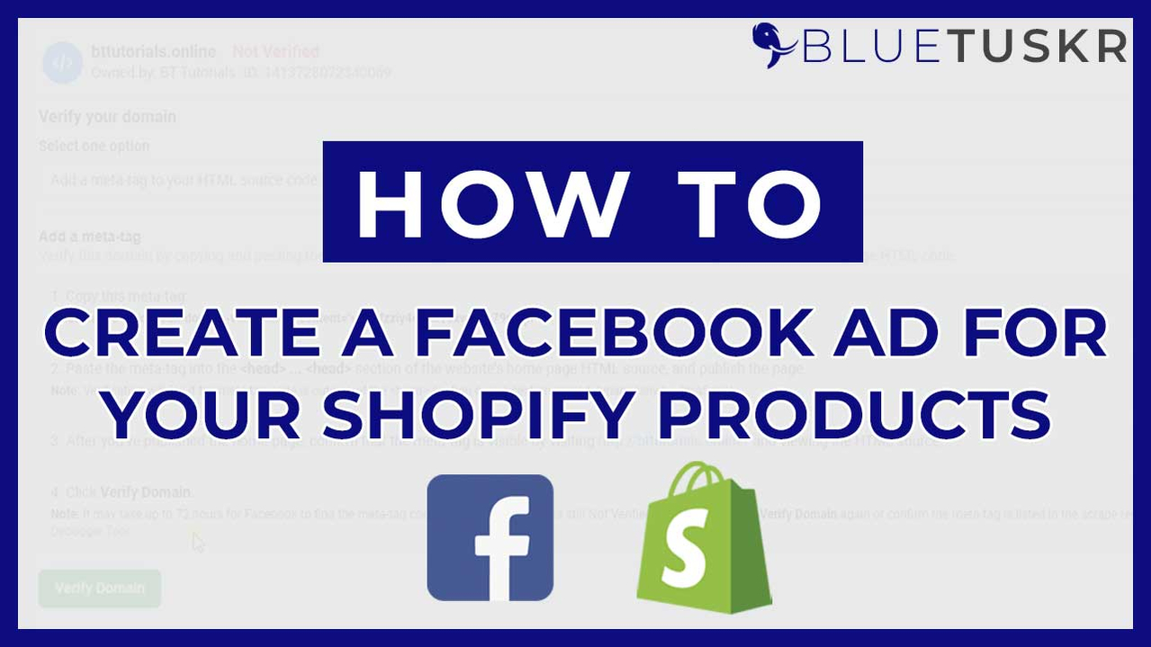 How to Create a Facebook Ad for Your Shopify Products