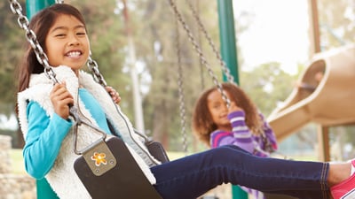 How swing sets can help your child's development