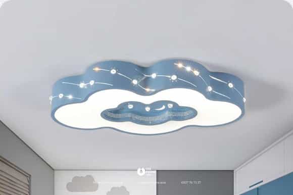 Đèn ốp trần phòng ngủ trẻ em hình đám mây