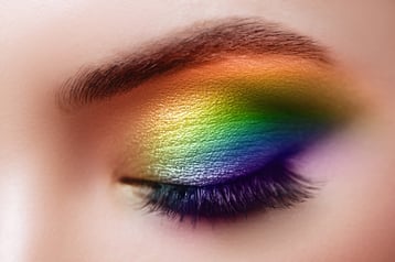 Maquillaje arcoíris