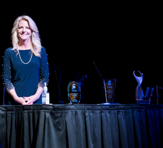 Laurie Radke at the Chamber Annual Dinner 2021
