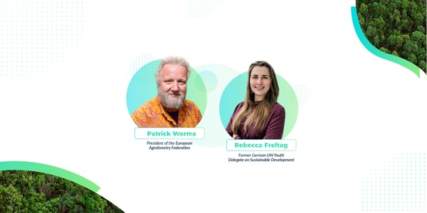 Patrick Worms and Rebecca Freitag Treedom Webinar
