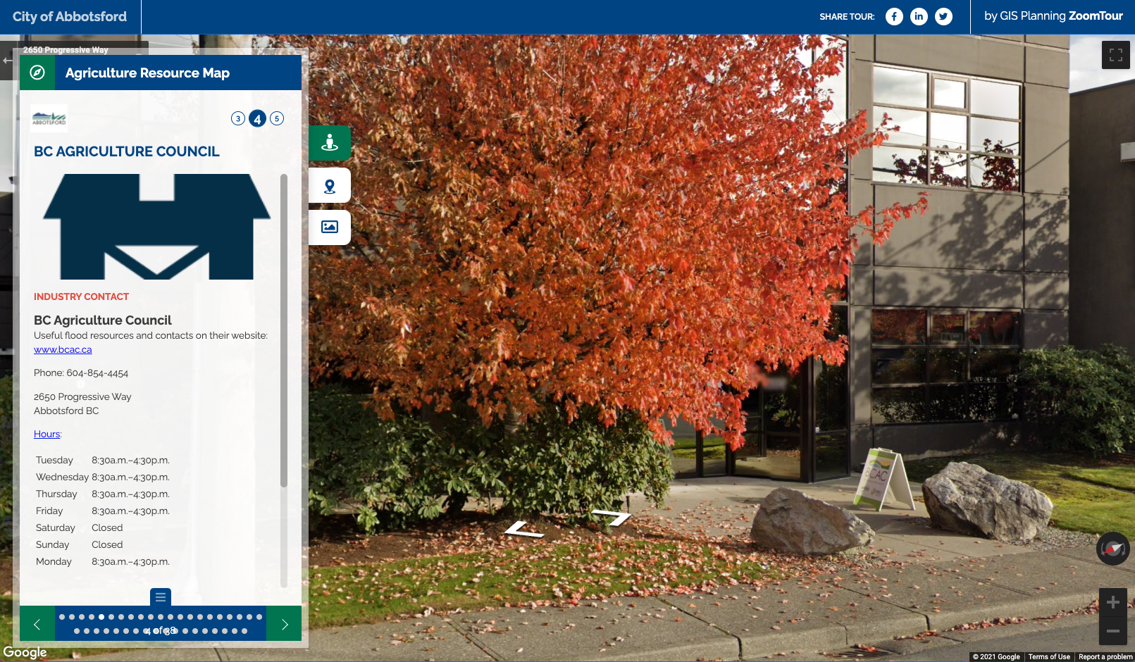 City Of Abbotsford Gis Bc Orgs Respond To Flooding Crisis With Virtual Tour Info Resources