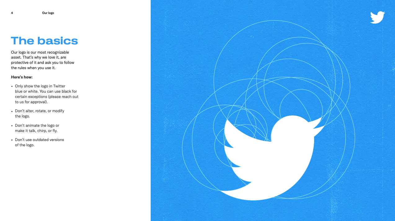 Twitter brand style guide