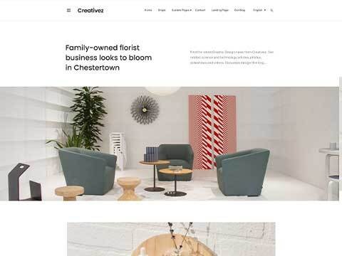 Modern and Unique Design for Magazine and Blog Website