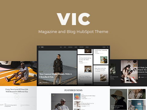 Modern and Unique Design for Magazine and Blog Website
