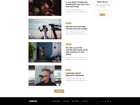 Load More articles button