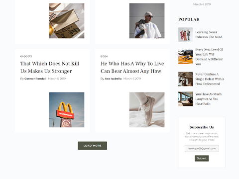 Load More articles button
