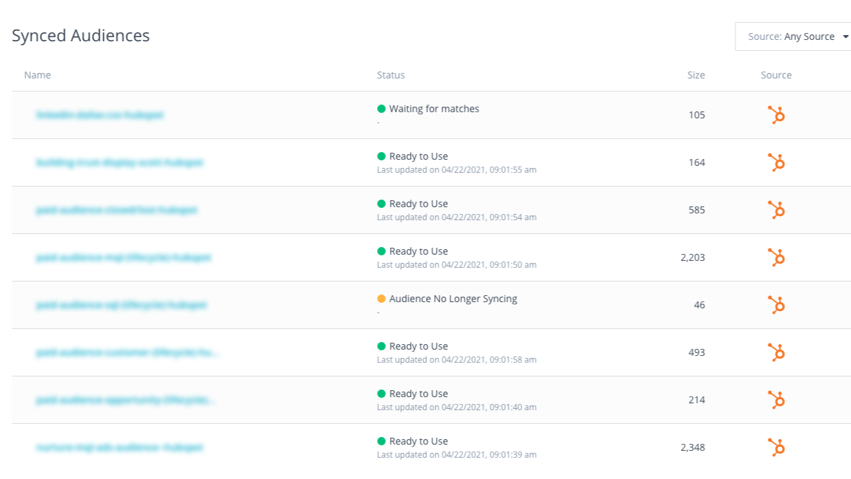Dynamically sync contact lists from HubSpot to RollWorks