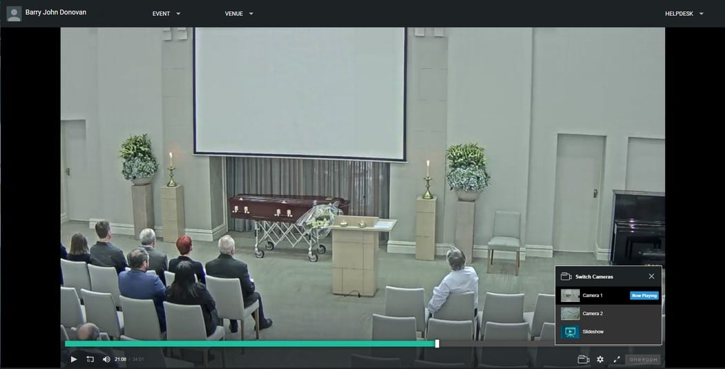 What It’s Like to Livestream a Funeral