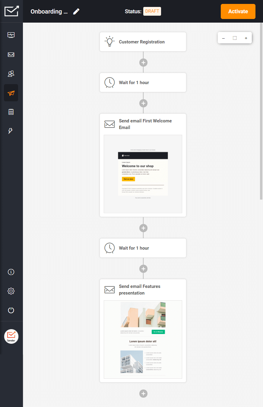 Sender_automation